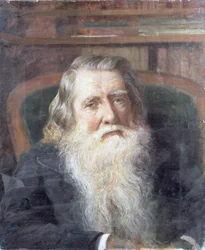 Porträt von John Ruskin (1819-1900) 1898-99
